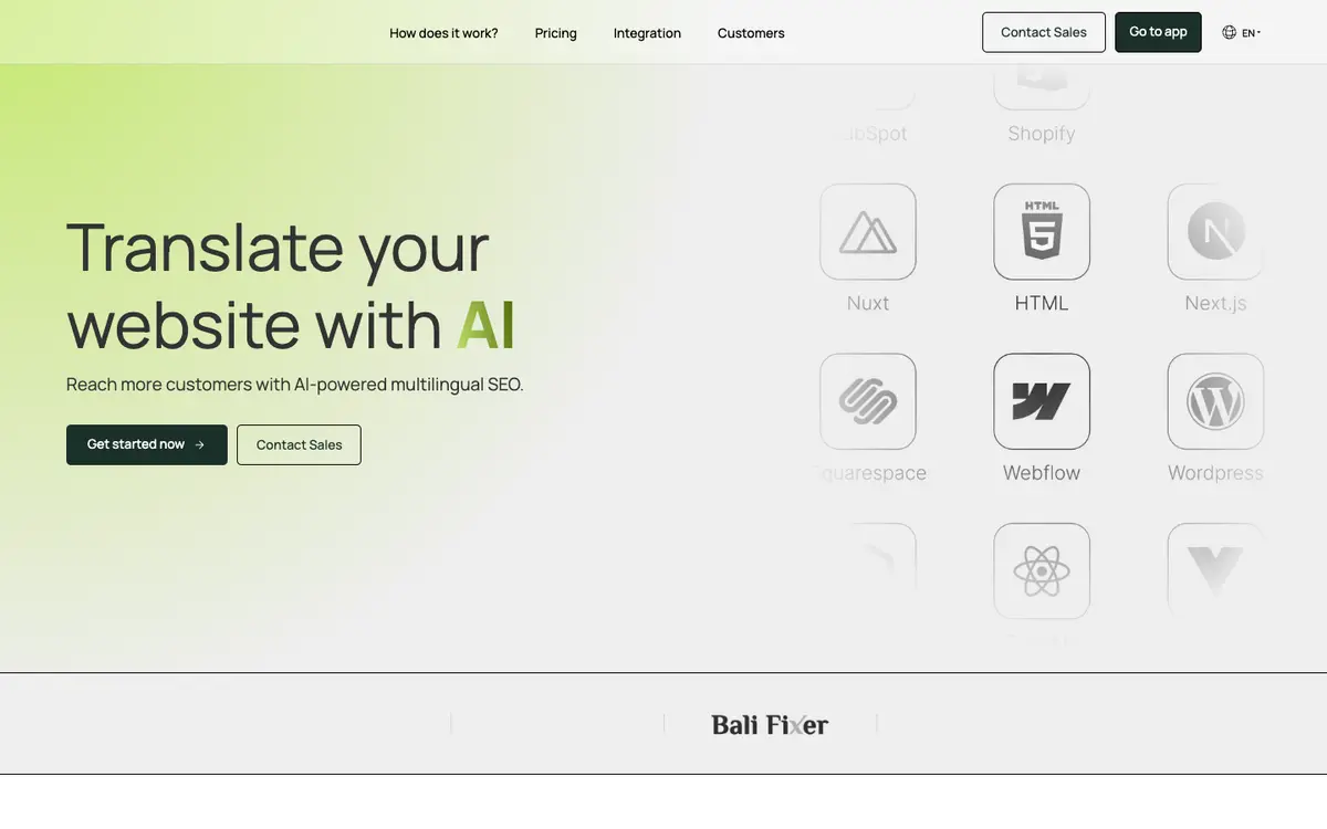 GlobalSeo home page