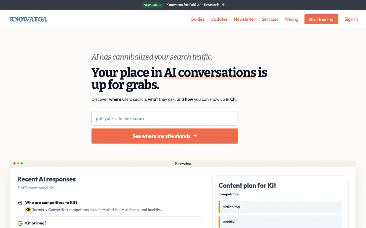 Knowatoa home page