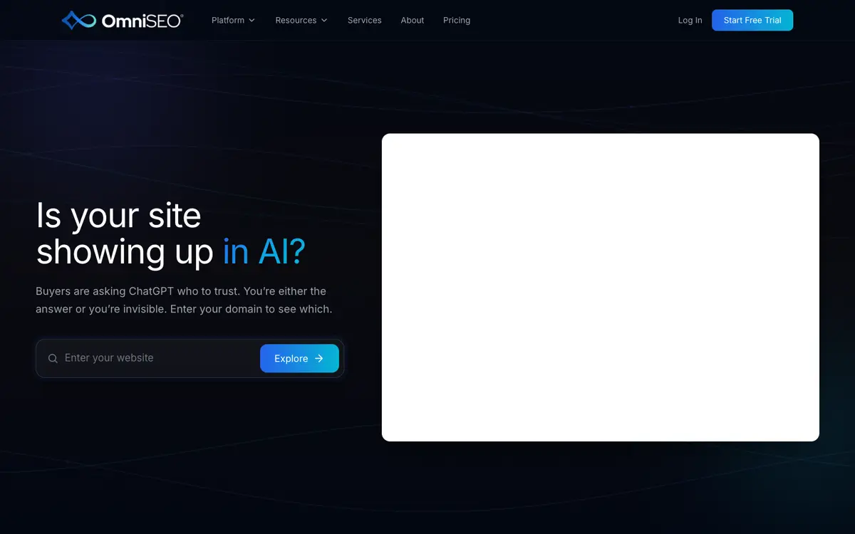 OmniSEO home page