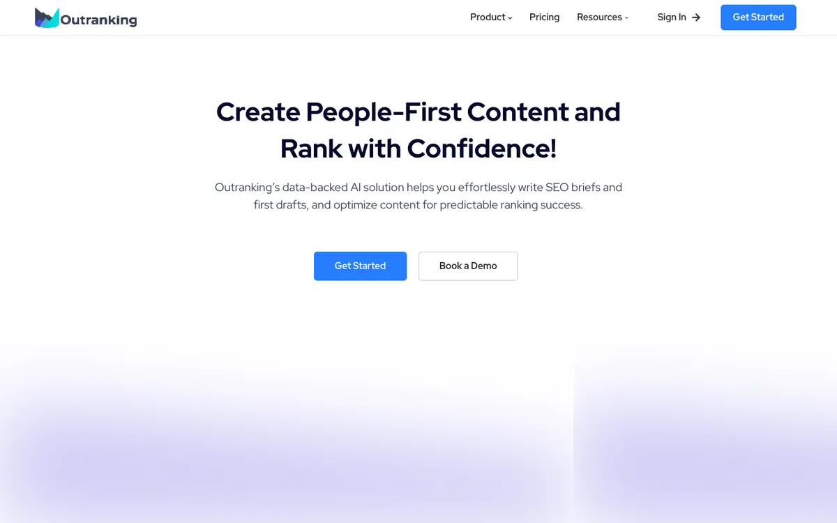 Outranking home page