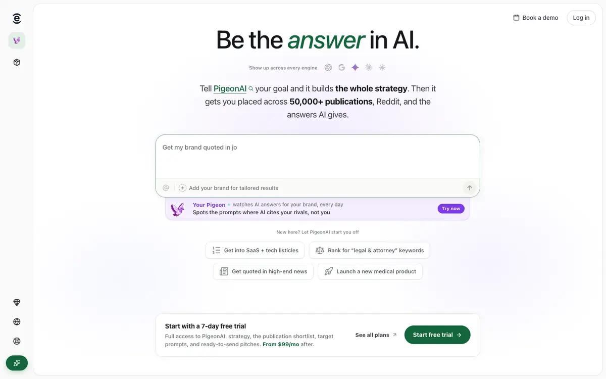 SearchEye home page