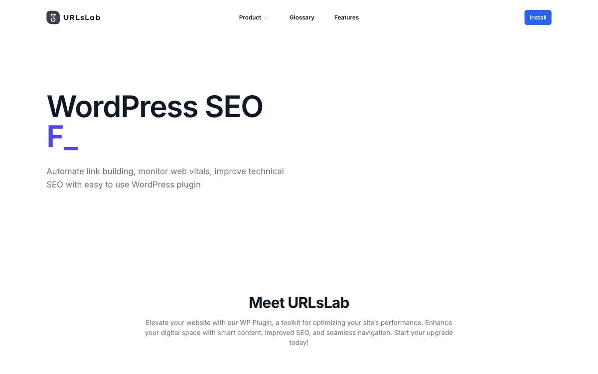 URLsLab home page