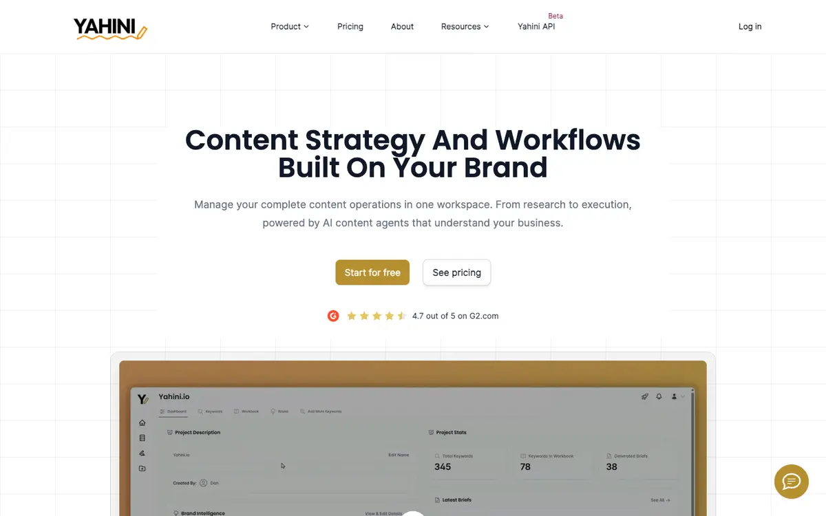 Yahini home page